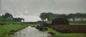 KUYPERS Cornelis 1864-1932,Landschap met rivier en bomen,Venduehuis NL 2021-07-04