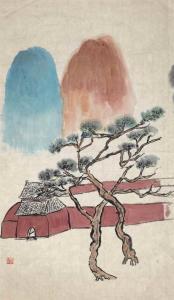 KWAN LUI SHOU 1919-1975,Pine Among Autumn Mountains,Christie's GB 2017-03-14
