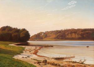 KYHN Vilhelm Peter Karl 1819-1903,A summer's day at Fænøsund,1869,Bruun Rasmussen DK 2019-01-07