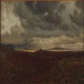 KYHN Vilhelm Peter Karl 1819-1903,Hilly landscape,1861,Bruun Rasmussen DK 2014-03-09