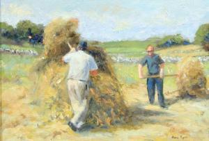 kyne sara 1900-1900,Hay Making,Gormleys Art Auctions GB 2015-04-14