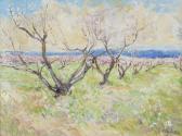László Ördögh 1923-2007,Blossoming Apple Trees,Pinter HU 2023-10-04