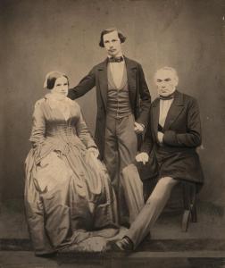 LÖCHERER Alois 1815-1862,Family portrait,1853-54,Galerie Bassenge DE 2022-12-07