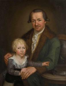 Löw Franz Thomas 1756-1800,Vater mit seinem kleinen Sohn,1789,Schuler CH 2018-03-21