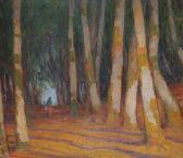 L UDOVIT Csordak 1864-1937,A Forest Road with Figures,1925,Palais Dorotheum AT 2009-11-28