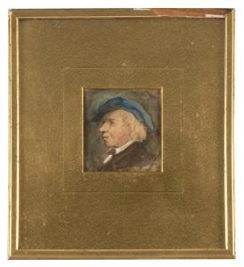 LA FARGE John 1835-1910,Head of a Flemish Youth,1856,Eldred's US 2023-07-28