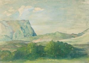 LA FARGE John 1835-1910,The Aorai, Tahiti,1891,Grogan & Co. US 2023-10-28