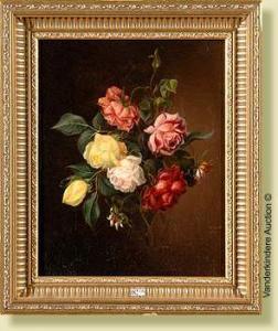 LA PORTE de Adèle 1800-1800,Bouquet de roses,VanDerKindere BE 2008-05-20