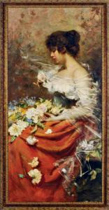 LA ROSA F 1800-1800,Beauty with roses,Christie's GB 2010-12-16
