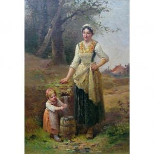 LABARRE Charles,Mother and Child Fetching Water,William Doyle US 2013-06-05