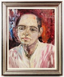 LABAS Alexander Arkadyev 1900-1983,portrait of a young man,1942,Kaminski & Co. US 2023-03-04
