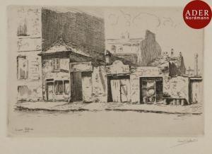 LABORDE Ernest 1870-1935,Rue du Montparnasse,1913,Ader FR 2017-05-11