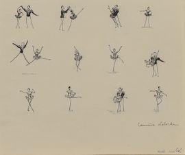 LABORDE Geneviève 1900,Danseuses,1957,Delorme-Collin-Bocage FR 2021-05-06