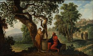 LABRUZZI Carlo 1748-1817,Cristo e la Samaritana al pozzo,Bertolami Fine Arts IT 2023-11-23