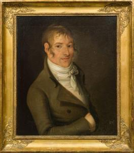 LACAILLE Felix Jules 1800-1800,Portrait d'homme aux favoris,Aguttes FR 2019-03-12