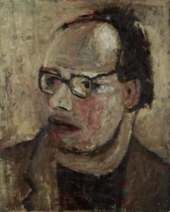LACEY Bruce 1927,Portrait of John Bratby,1953,Bonhams GB 2013-09-17