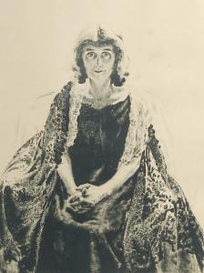 LACEY Edward Hill 1892-1967,The black lace shawl,John Nicholson GB 2022-11-20