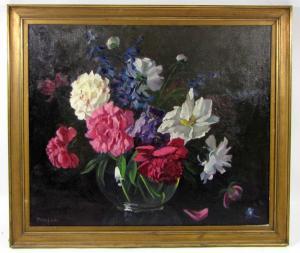 LACEY MARGARET,Still-life with peonies,CRN Auctions US 2009-10-17