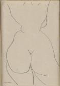 LACHAISE Gaston 1882-1935,Female Nude,1930,Swann Galleries US 2011-11-17