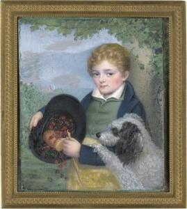 LACHAUD DE LOQUEYSSIE Emilie 1793-1863,Kinderbildnis des Bruders der Künstlerin, M,Galerie Bassenge 2019-05-30