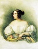 LACHAUD DE LOQUEYSSIE Emilie 1793-1863,Portret młodej kobiety,1835,Altius PL 2002-04-27