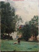 LACHEURIE Eugène 1831-1907,Paysage aux moutons,Delorme-Collin-Bocage FR 2021-02-08