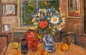 LACOME MYER 1927-2011,STILL LIFE WITH FLOWERS AND FRUIT,McTear's GB 2013-10-13