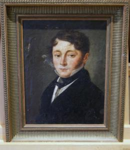 LACOSTE RIGAIL Jean Jacques 1782-1853,Portait de jeune homme,1826,Pays de Fayence FR 2012-01-29