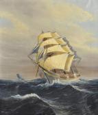 LADAGE 1900,A Clipper in Full Sail,John Nicholson GB 2017-03-29