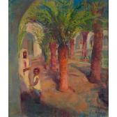 LADANYI / Emory Imre 1902-1986,Lybian Courtyard,Treadway US 2009-05-03