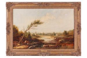 LADBROOKE John Berney 1803-1879,travellers beside a river,Dawson's Auctioneers GB 2023-12-15