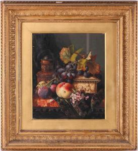 LADELL Ellen 1886-1898,a still life study of fruit,Dawson's Auctioneers GB 2022-04-29
