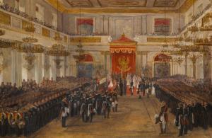 LADURNER Adolf Ignatievich,Grand Duke Konstantin Nikolaevich Taking an Oath o,Sotheby's 2021-11-30