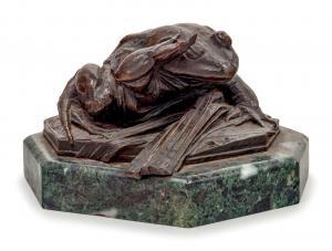 LAESSLE Albert 1877-1954,Bullfrog,1908,Hindman US 2021-04-21