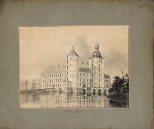 LAESSOE Thorald 1816-1878,Vallø Castle,ì,Bruun Rasmussen DK 2023-10-23