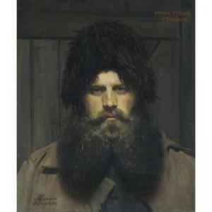 LAEVENS Achille 1900-1900,PORTRAIT OF AN UKRAINIAN COSSACK,1917,Sotheby's GB 2006-06-01