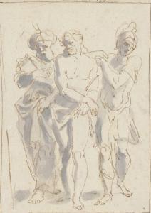 LAFAGE Raymond 1656-1684,Christ being led to the cross,Christie's GB 2008-12-02