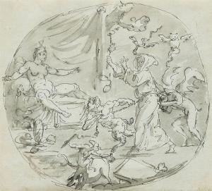 LAFAGE Raymond 1656-1684,Versuchung des Heiligen Antonius,Lempertz DE 2023-11-18