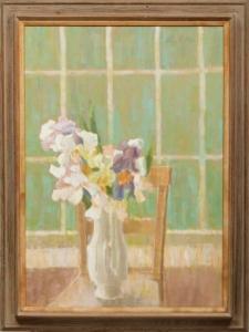 LAFAYETTE PITTMAN Hobson 1890-1972,Still Life with a Bouquet of Flowers Posed ,Neal Auction Company 2021-11-20