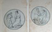 LAFITTE Louis 1770-1828,Deux projets de médailles avec Vénus et l'amour,Millon & Associés 2013-12-17