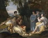 LAFOND Charles Nicolas R. 1774-1835,Sappho singt vor Homer,Galerie Bassenge DE 2017-05-26