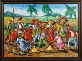 LAFONTANT andre,Market scene,Dargate Auction Gallery US 2009-02-06
