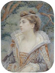 LAFORGE Marie 1865-1920,Portrait d'une jeune femme,Ader FR 2014-11-14