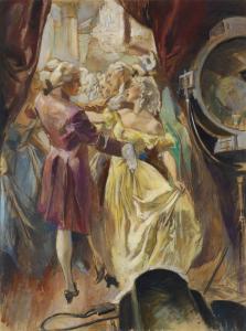 LAGATTA John,Dancing the minuet before a camera and the hundred,1938,Swann Galleries 2019-12-10