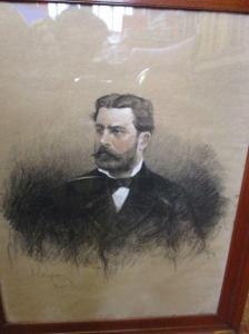 LAGIER Eugène 1817-1892,Portrait d'homme,1890,De Maigret FR 2020-06-04