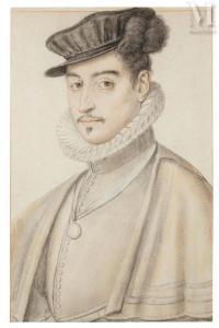 LAGNEAU Nicolas,Portrait de jeune homme au chapeau Trois crayons, ,Millon & Associés 2023-11-23