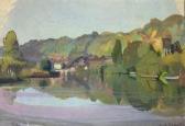 LAGRANGE André 1889-1958,Le lac du Bourget,Saint Germain en Laye encheres-F. Laurent FR 2021-06-26