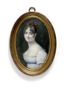 LAGRENEE Louis Jean François 1725-1805,Portrait de jeune femme en buste vers la,Binoche et Giquello 2022-04-01