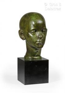 LAGRIFFOUL Henri 1907-1981,Tête de jeune homme,Gros-Delettrez FR 2024-01-19