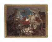 LAGUERRE Louis 1663-1721,Cupid and Psyche before Jupiter - a bozzetto for a,Christie's GB 2015-06-17